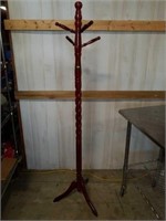 Mahogany Hat Coat Rack