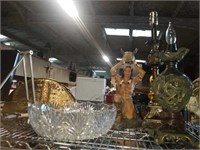 Estate lot of Lamps, Monitor, Decorative Assec.