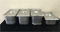 4- Stainless Steel Anti-Jam Steam Table Pan w/