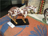 COLLECTIBLE PAINTED HORSES FIGURINE