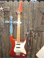 1980S HONDO MASTERCASTER 003 STRAT - RED