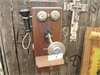 ANTIQUE WALL PHONE