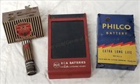 Antique Radio Batteries & Related Items
