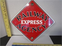 Sign; Railway Express
