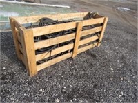 Crate with Misc New Hydraulic Hoses