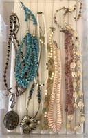 Natural stone necklaces, necklaces