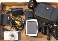 Garman GPS, Verizon jet pack, Sony digital camera