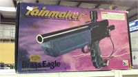 The rainmaker paintball gun in the box with
