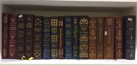Group of 16 collectors edition leather bound