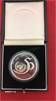 50th anniversary silver tone token of the united