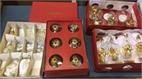 4 boxes of hand blown Christmas ornaments, 3