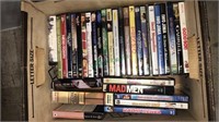 30+ DVDs in a box (704)