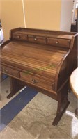 Pine young Hinkle rolltop desk, 45 x 40 x 24,
