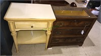 Three drawer antique chest that’s missing the