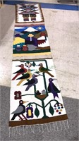 Native American Indian style runner rug with