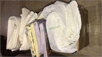 Box lot of linens including the tablecloths,