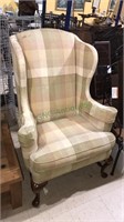 Wingback chair with cabriolet eggs, (793)