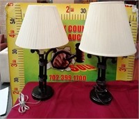 78 - LIKE NEW PAIR OF TABLE LAMPS W/ SHADES