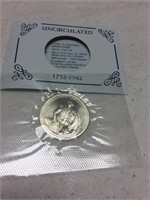 Uncirculated Silver Half-dollar