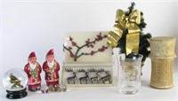 Group of Holiday Decorative Accessories