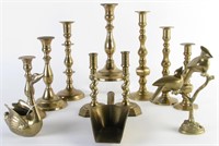 Group of Brass Decorative Accessories