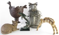 Group of Decorative Animal Figures