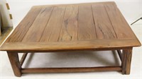 DISTRESSED WOOD COFFEE TABLE
