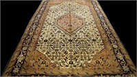 HAND KNOTTED PERSIAN HERIZ RUG