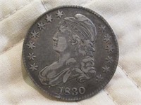 1830 US HALF DOLLAR FINE DETAILS