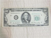 1950A $100 NOTE B-NEW YORK