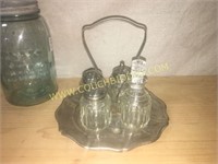 Victorian condiment set