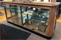 Large Lighted Glass Display Case