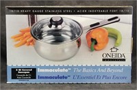 Oneida Immaculate 2 Qt Covered Saucepan Stainless
