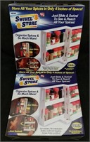 2 New In Box Swivel Store Organizer As Seen On Tv