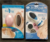 New Ped Egg & Pedispin As Seen On Tv Foot Care