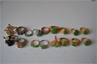 17 Antique Asian Rings