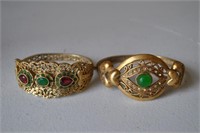 2 Elegant Antique Asian Bracelets