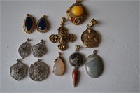 12 Antique Asian Pendants