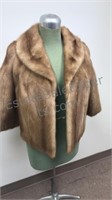 Vintage mink jacket with three-quarter length