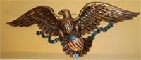 EAGLE HOLDING SHEILD WALL DECORATION 3.5 FOOT