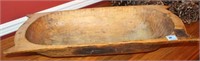 ANTIQUE DOUGH BOWL WOODEN 32"