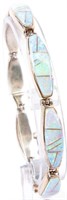 Jewelry Sterling Silver Opal Begay Bracelet
