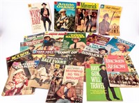 Lot Vintage Western Cowboy Comic Books & Others