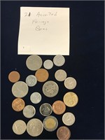 21 foreign coins