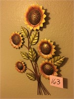 METAL SUNFLOWER DECOR