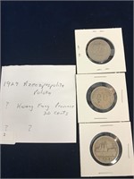 3 older foreign coins