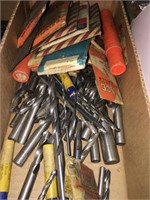 Assorted Drill Bits, 1 partial box