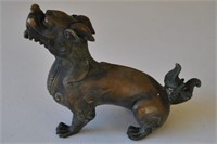 Excellent Antique Bronze Foo Dog