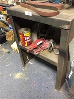 Heavy Duty Steel Small Work Table 1 shelf