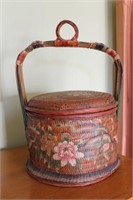 HANDWOVEN CHINESE MARRIAGE BASKET